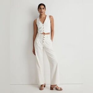 Madewell Superwide-Leg Jeans in Vintage Canvas: Button-Fly Edition